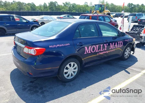 2013 Toyota Corolla L из США, поврежденный, VIN 2T1BU4EE0DC082610